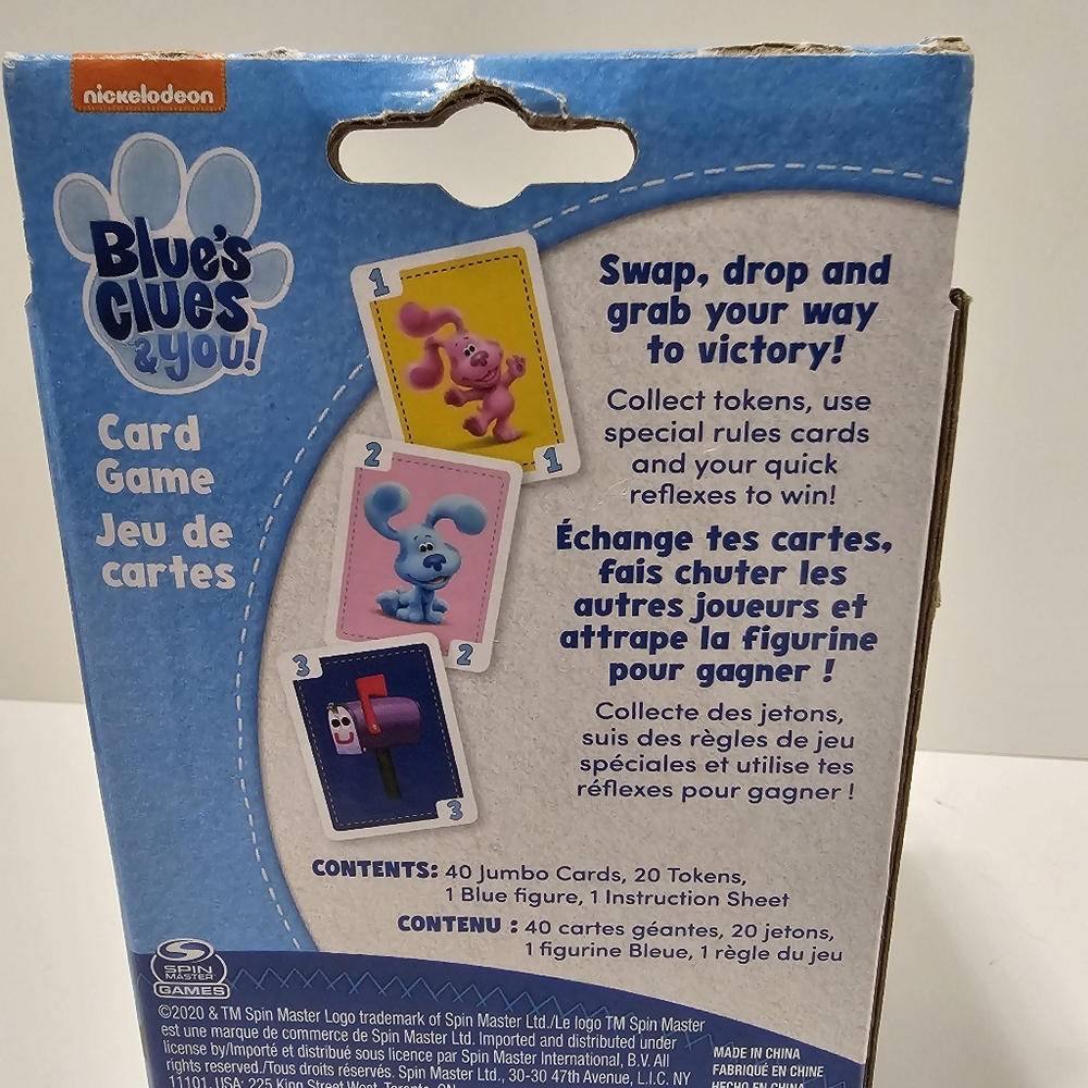 Nickelodeon Blue's Clues Card Game With Figure For Family And Kids Age 3 And Up - Picture 3 of 6